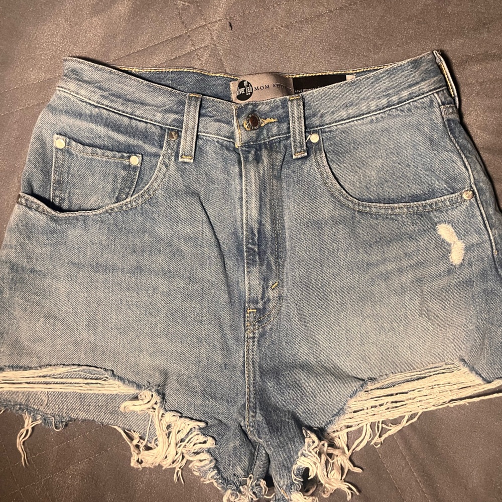 Levi’s Silver Tab Mom Denim Shorts
